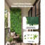 40 x 120 in Artificial Boxwood Panel, PE Material, 1 Panel, Green, 3D Greenery Backdrop with Zip Ties for Indoor/Outdoor Use