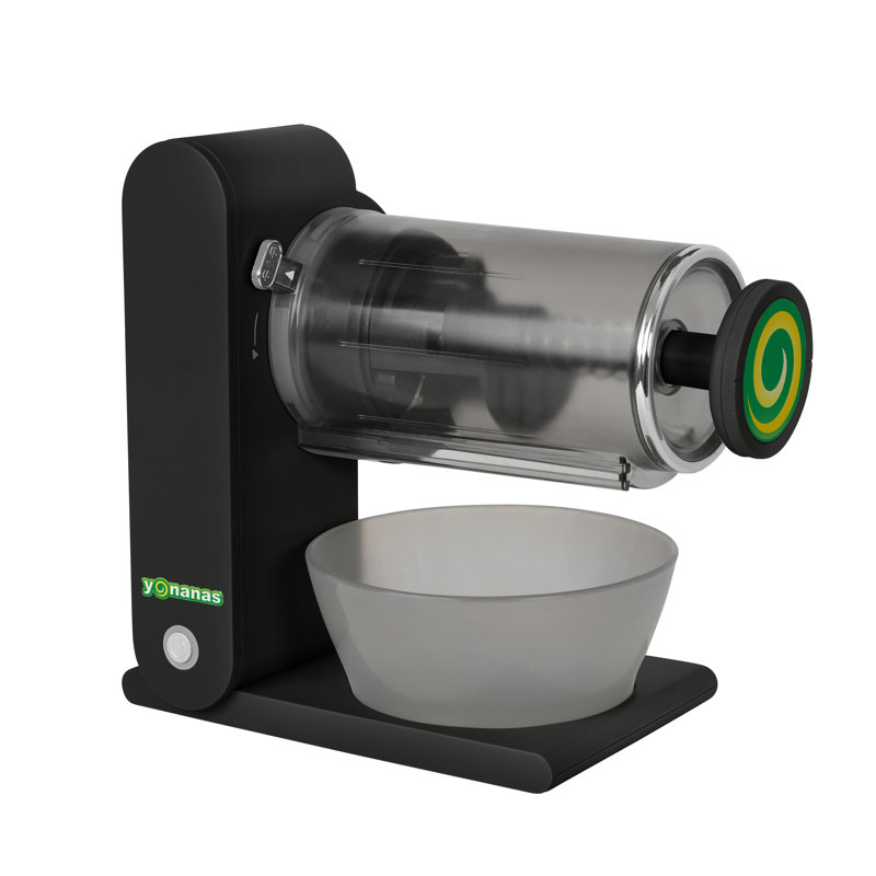 Machine à glace pilée portative sans fil et rechargeable Yonanas, 2 moules à glace inclus, en noir, Noir