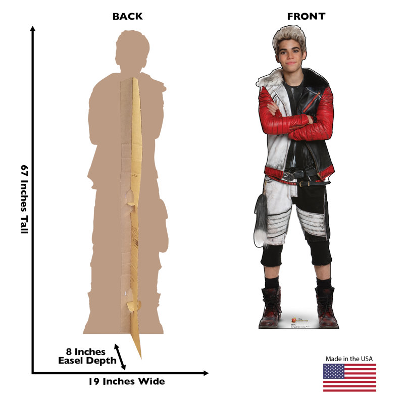 Carlos Disney Descendants Life-Size Cardboard Standup