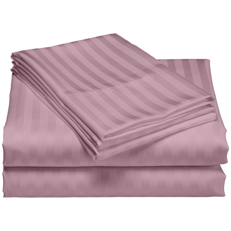 Egyptian Cotton Sheet Set, White, Full Sheet Set with 2 Pillowcases