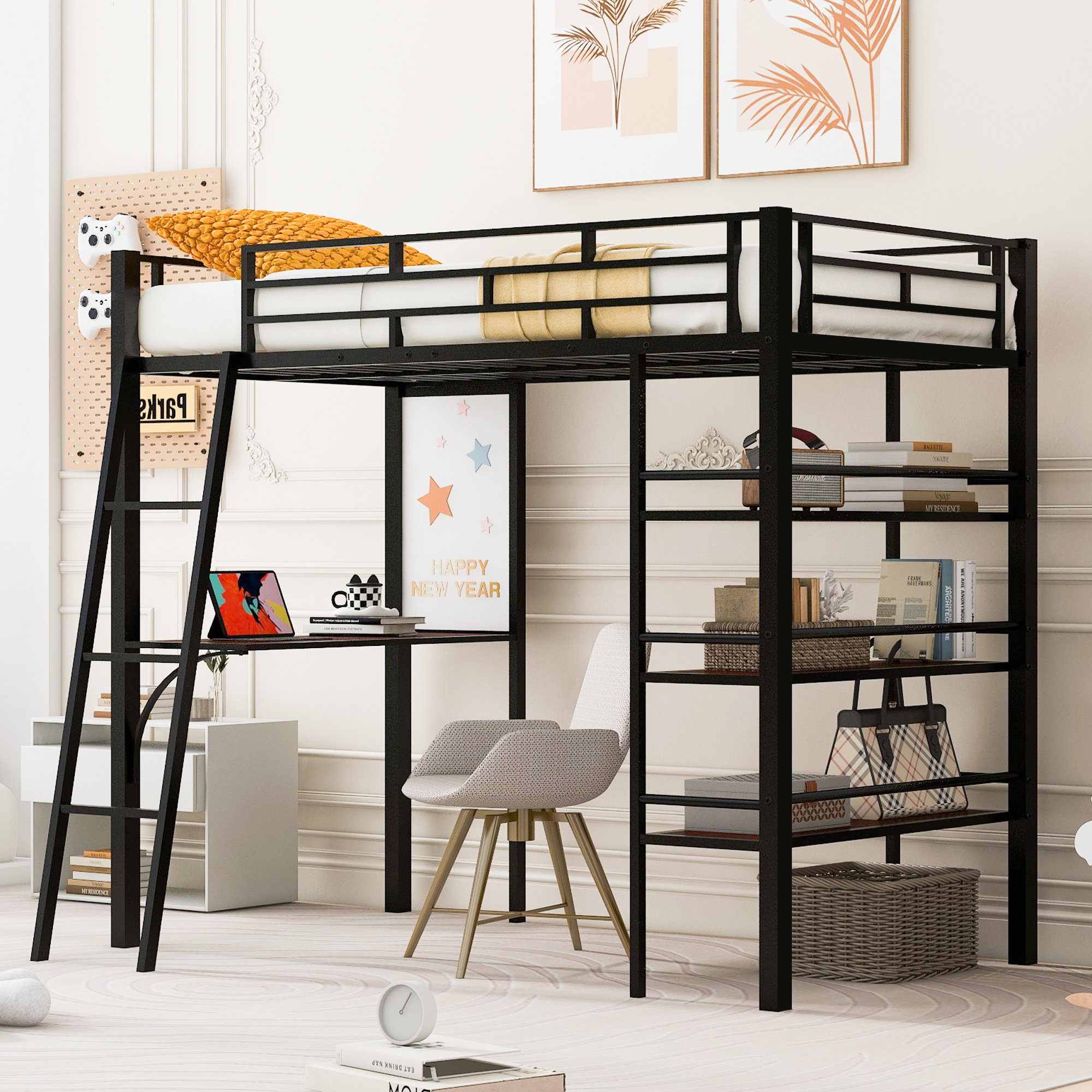 Mason & Marbles Maxson Kids Twin Loft Bed Wayfair