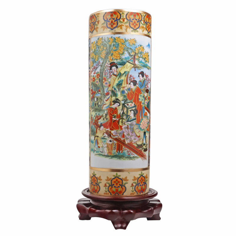 Vase en porcelaine japonaise Satsuma