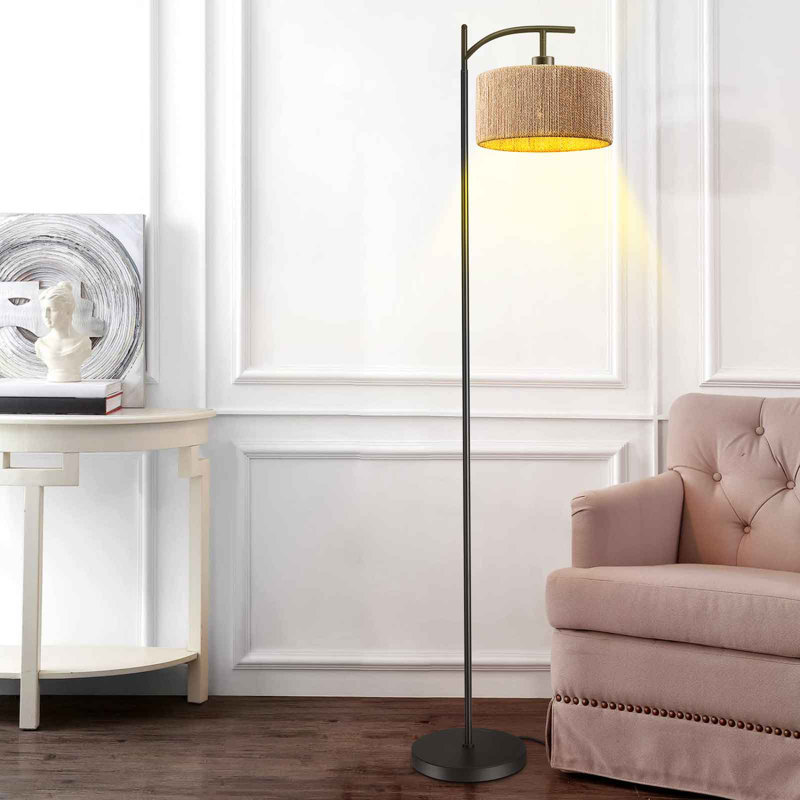 Choya 60'' Black Task Floor Lamp