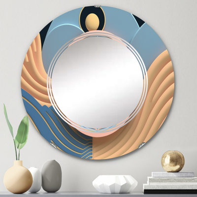 Fideo - Miroir mural moderne rond
