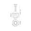 Girardi 3 - Light White Sphere Pendant