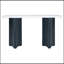 Charmante console rustique avec plateau ovale en marbre et pieds courbés pour diverses pièces-856361785