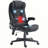 6 Point Vibrating Massage Office Chair With Lumbar Heat Black-1957219635