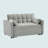 Ornella Modern 4 in1 Loveseat Sofa Bed with Armrests & Storage Pockets-118564483