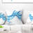 Blue Water Splashes - Abstract Printed Throw Pillow-89823839-29366459