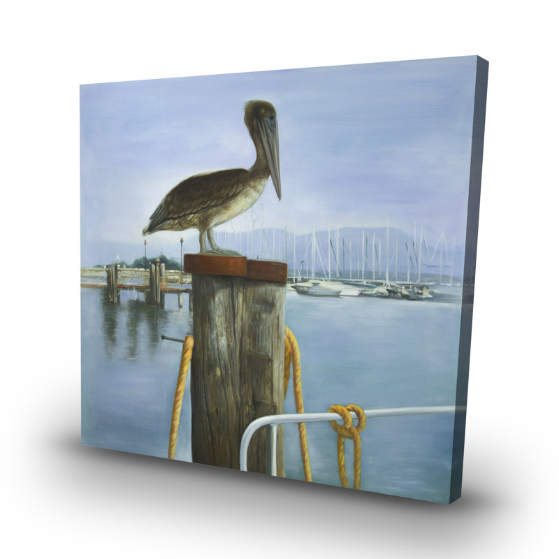 Pelican - 32"x32" art on canvas