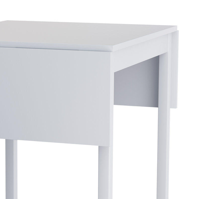 Anadolu Oval Solid Wood Dining Table, White