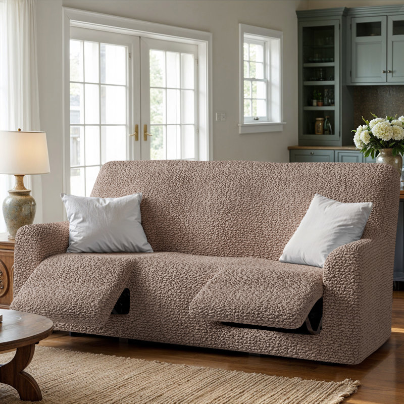 Housse extensible pour canapé inclinable - Facile à nettoyer et durable - Collection Comfort, H 35 po x l 85 po x P 40 po