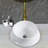 Wenty 14.17'' Ceramic Circular Bathroom Sink