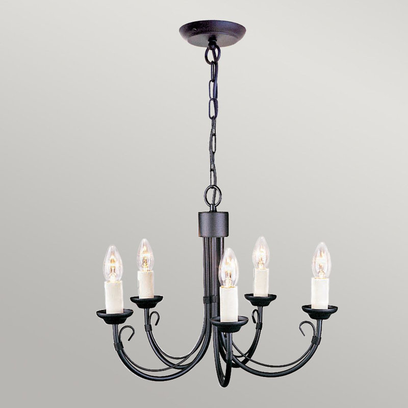 Elkmont 5 - Light Candle Style Chandelier