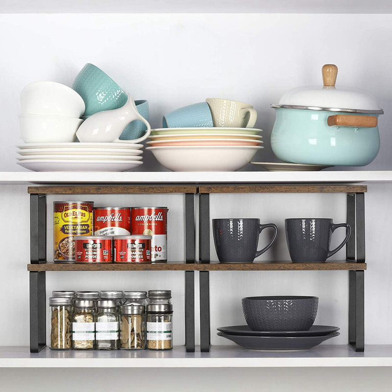 Wood Cabinet Shelving Rack