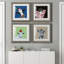 «Playful Nature», ensemble de 4 reproductions sur toiles encadrées-1892698036-1892698039-1892878155