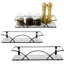 3 Piece Wall Metal Wire Spice Rack