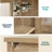 55.1" Sideboard Buffet Cabinet with Adjustable Shelves
