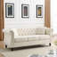 Canapé combiné (3 + 3) - Velours beige (W834S00063)