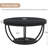 Round Chating Table,Central Table,2-Tier Coffee Table