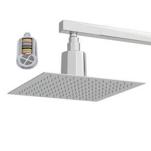 10 Inch Filtered Rain Shower Head SUS304 Stainless Steel With 16-Stage Water Filter