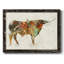Longue corne - reproduction de cadre flottant sur toile-96270886-96270888