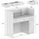 Galva Rectangle Solid + Manufactured Wood Reception Desk with Filing Cabinet