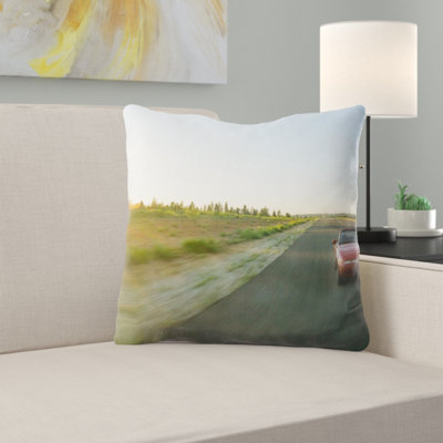 Microsuede Throw Pillow