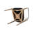 Jimmie Mixed Material Upholstered Dining Arm Chair