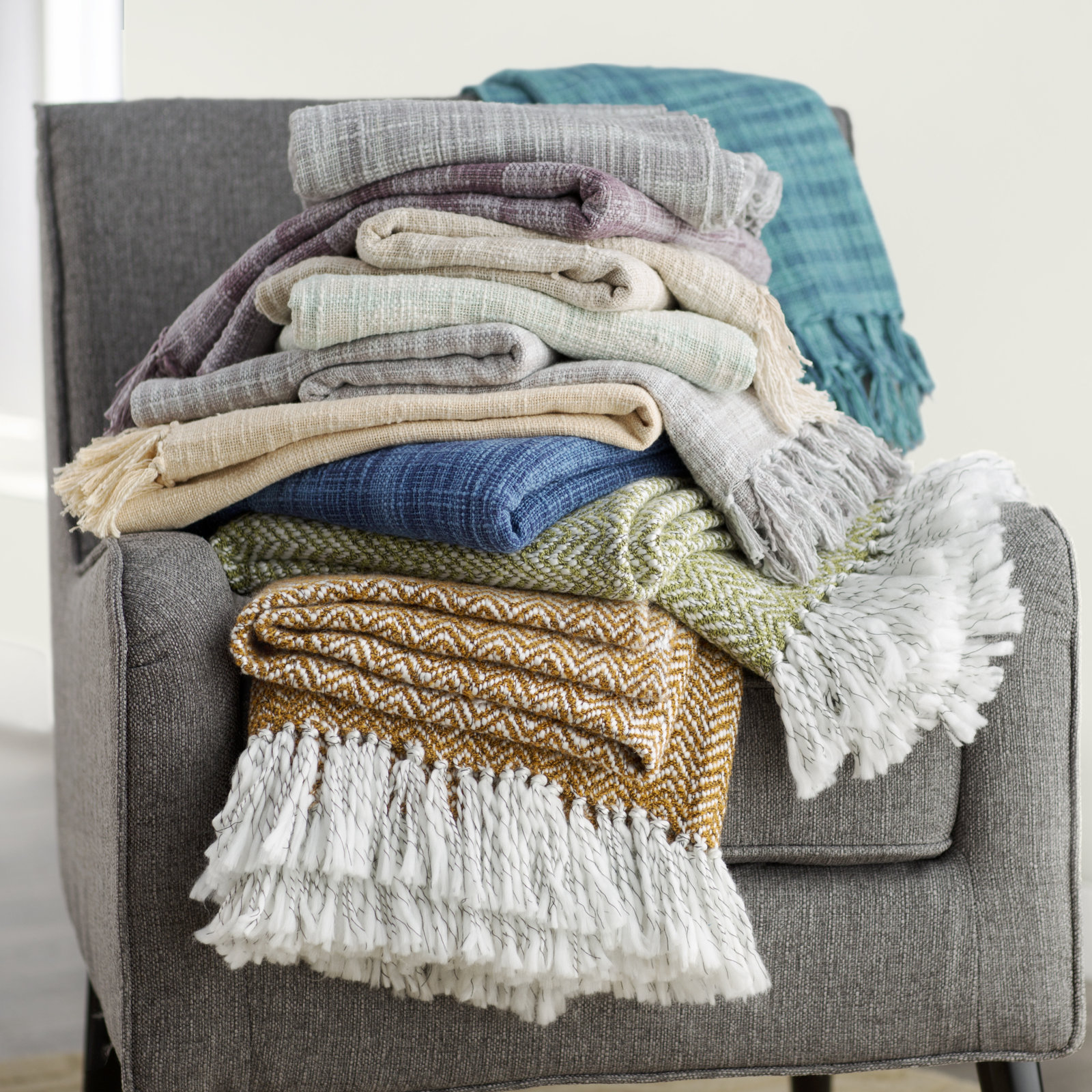 Carlena Throw Blanket, Yellow