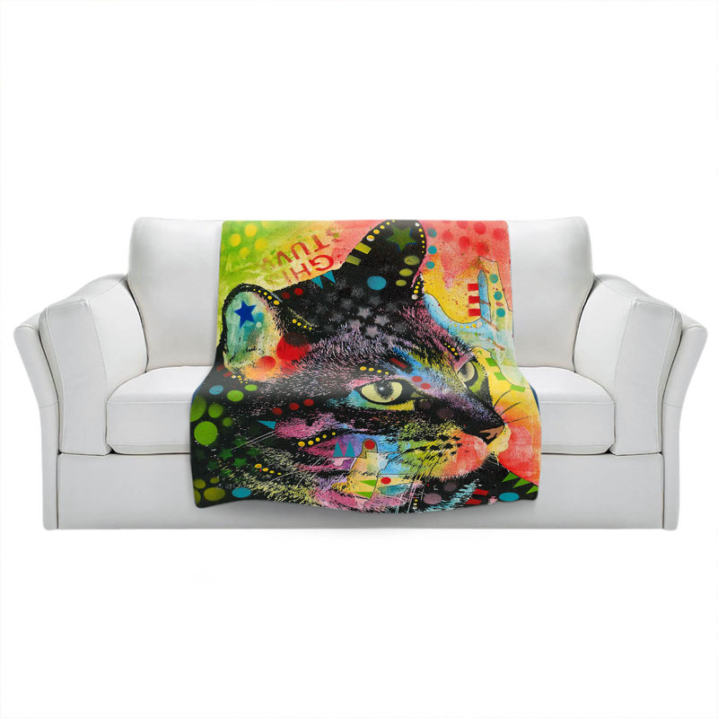 Hand Woven Throw Blanket, 68" x 80"