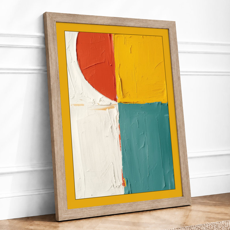 Equilibrium Geometric - Print, A1 - 84.1 x 59.4 cm, Oak
