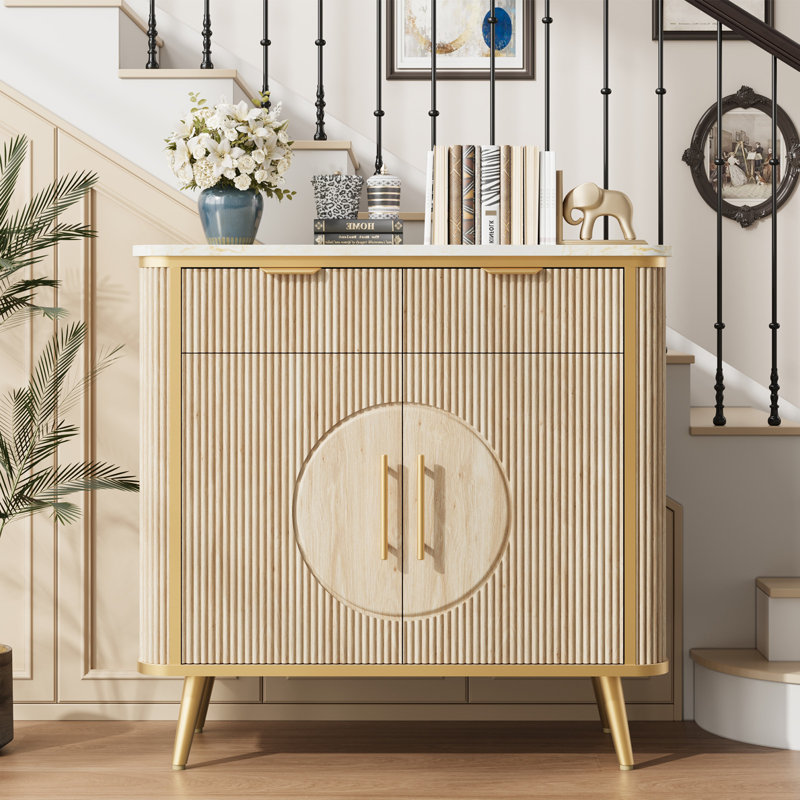 Buffet et armoire buffet, table de buffet moderne, armoire de cuisine, crédence de rangement de salle à manger, Chêne naturel