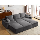 L-Shaped Sectional Sofa With Chaise