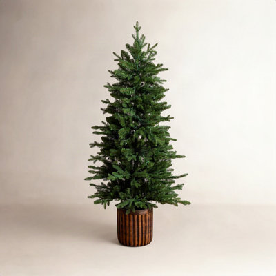 4.5' Pre-Lit Pine Christmas Tree
