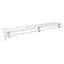 SuperSlide Wardrobe Shelf with Hang Rail by ClosetMaid Utility Hanging Shelf 1.2m or 1.8m Wide-1192294660