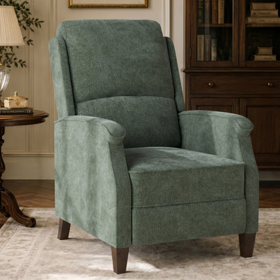 Fauteuil inclinable manuel rembourré pour le salon