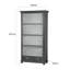 Cullins 187cm H x 100cm W Solid Wood Standard Bookcase