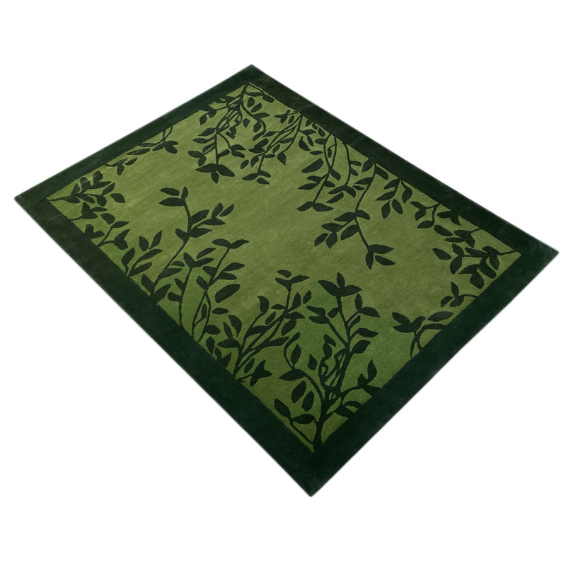 Devaron Floral Wool Hand Tufted 170cm X 240cm Area Rug