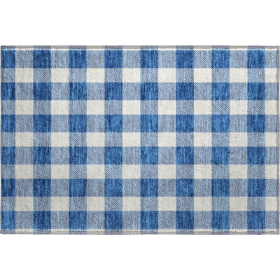Premium Machine Washable Prisco Navy Rug