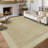Modern Machien Washable Rugs for Living Room Ultra-Soft Geometric Bordered Indoor Rug, Non Shedding Low Pile Bedroom Carpet, Contemporary Floor Mats for Nursery-337464416-343292048