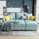 U-Shaped Sleeper Sectional Reversible Modular Sectional Sofa