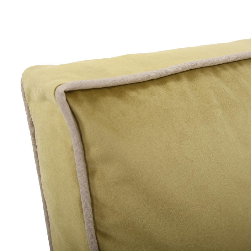 20 Gusseted Pillow  Bella - Down Insert, Moss