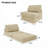 Boneless Folding Couch Bed-convertible Boneless Sleeper Chair Bed, Foldable Mattress, Portable Floor Futon Sofa Bed, Small Couches For Living Room, Apartment And Small Space, Single.-1075898560