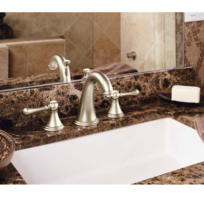 Geneva Lever Handles, Brushed Nickel Infinity