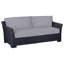 Club 89" Wide Outdoor Wicker Loveseat with Cushions-30564831-70236896-70236914