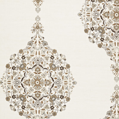 Mehndi Linen Print Fabric