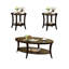 3 tables basses ovales avec tables de bout - style, surface en bois de bouleau, rangement suffisant, finition riche indispensable au salon, plateau en placage, espace suffisant, assemblage requis