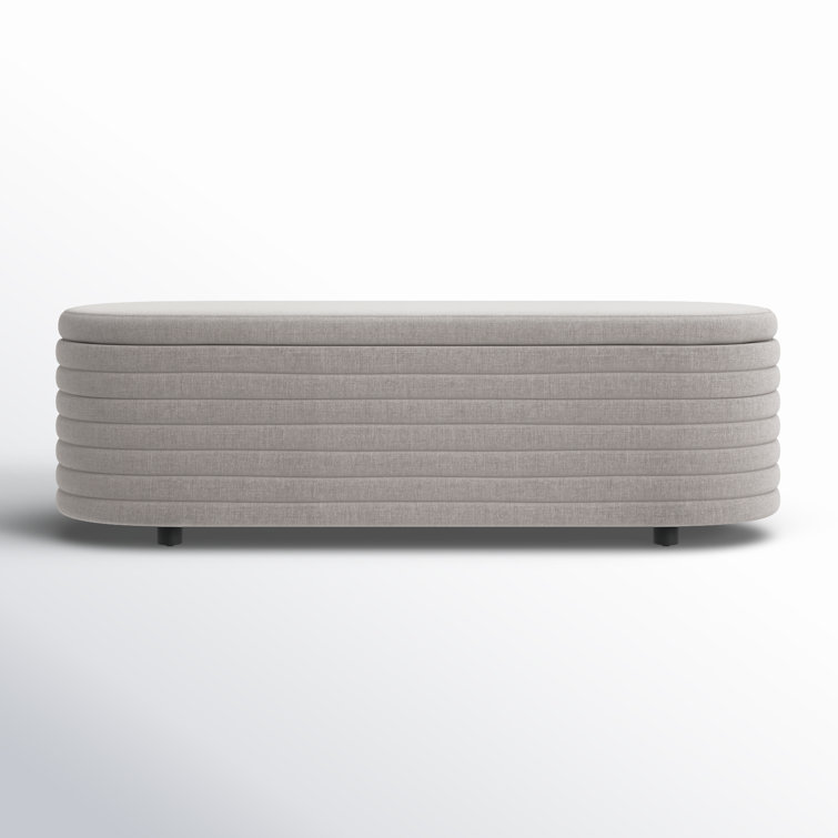 Delray Upholstered Flip Top Storage Bench