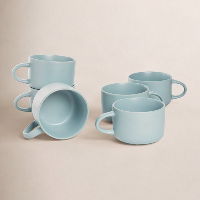 Tasse surdimensionnée 22 oz Wazee, Bleu minéral